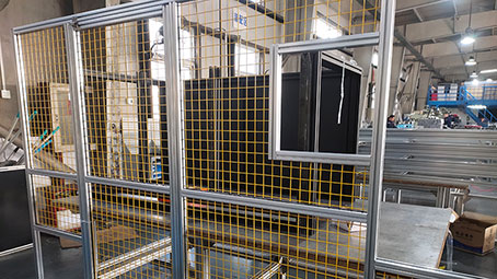 設備圍欄/機器人護欄/安全圍欄/車間隔離網(wǎng)/車間隔斷