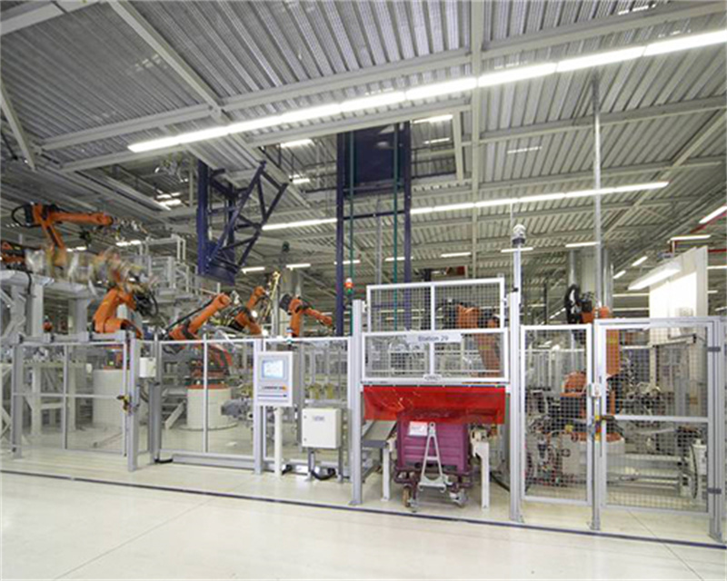 工業(yè)鋁型材工廠設備防護圍欄